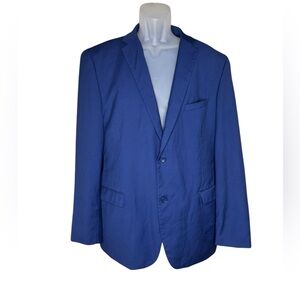 Caravelli Solid Cobalt Slim Blazer/Jacket